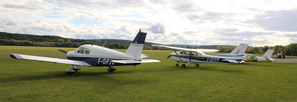 Vue sur les trois avions